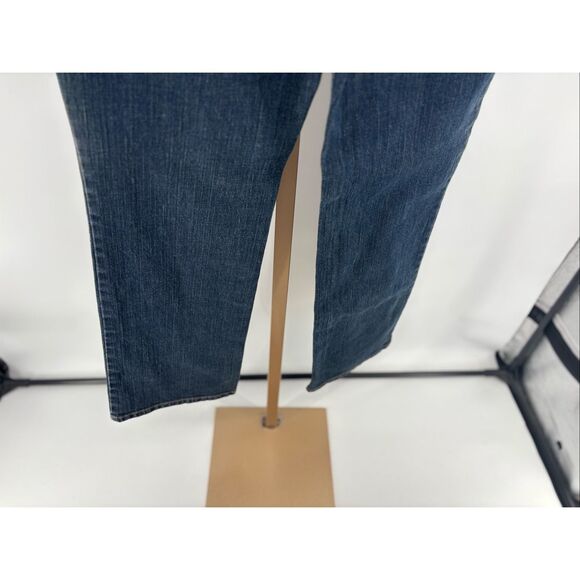 Loft Womens Original Boot Cut Jeans Size 10P Dark Wash Cotton Blend NWT FLAW - Picture 10 of 10